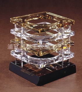 Manufactor wholesale crystal pen container Classmate Anniversary graduation personality customized gift Keepsake Decoration