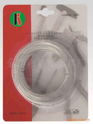 供应铁芯扎线透明 塑料包胶细铁丝扎线镀锌铁丝 包塑捆绑带