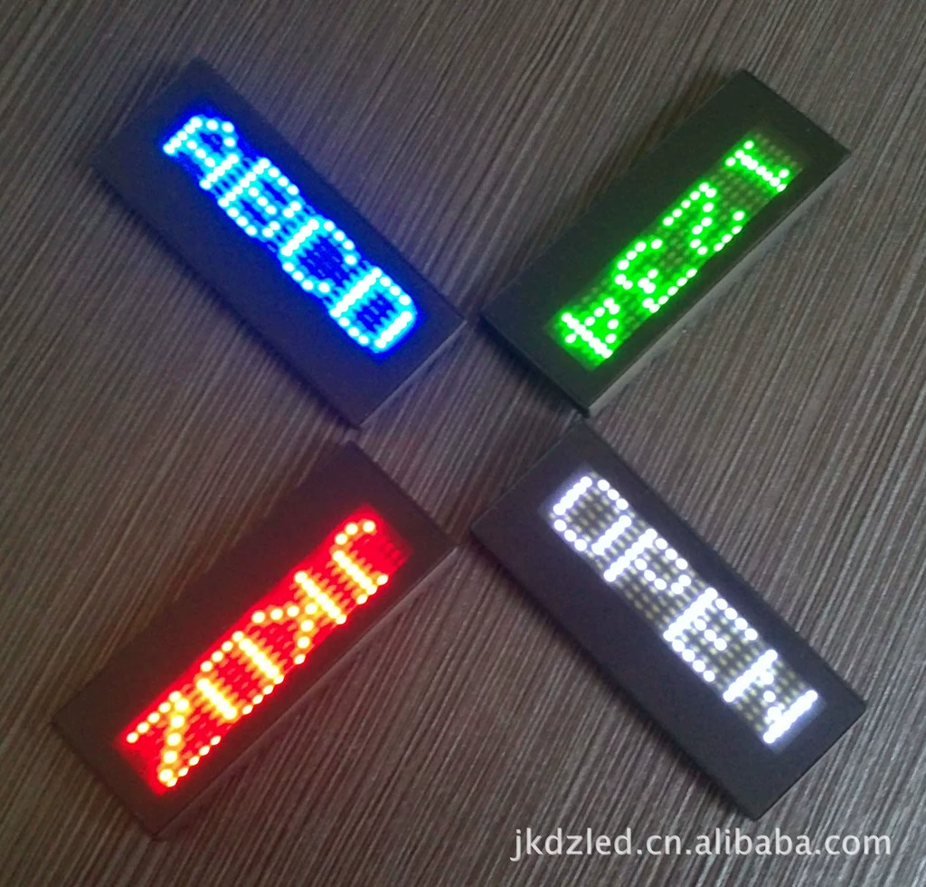 LED bracket card, LED business card screen, LED BADGE