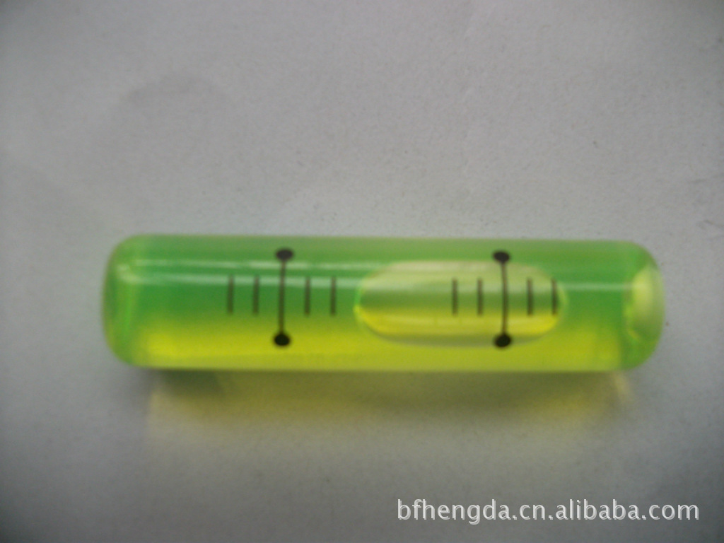 水平气泡 玻璃水平泡水准泡 现货供应平衡水平泡玻璃长水泡