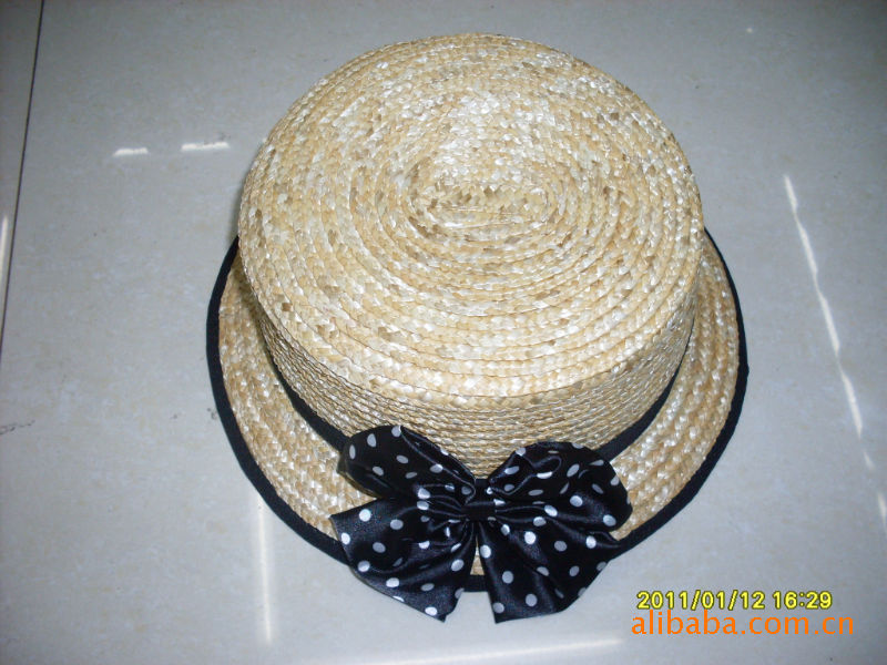 供应各种时尚平顶帽 大沿帽  遮阳帽  纸草帽 农用草帽草帽等