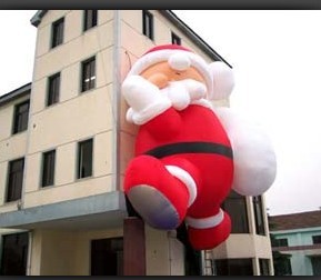 圣诞老人充气模型 充气圣诞老人 厂家直销圣诞大型充气圣诞老人模