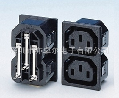 台湾荣丰原装正品插座742W-2P两联座电源插座