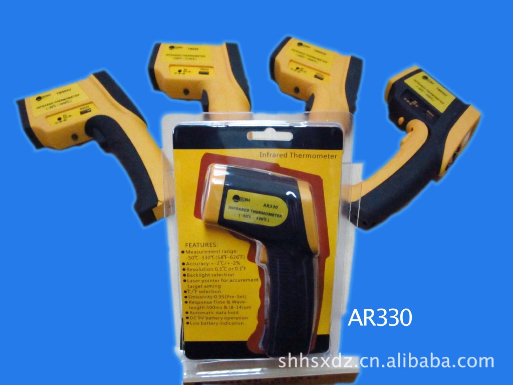 AR330 Portable infrared thermometer Handheld thermodetector AR-330 Infrared Thermometer