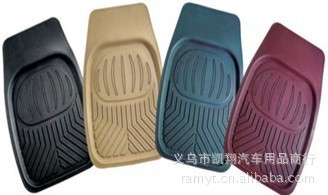 厂价各种颜色香蕉盆型立体PVC脚垫(专业外贸）