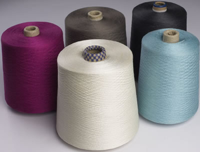 60公支2股55%绢丝45%粘胶混纺纱线 本白胚纱 真丝桑蚕丝粘胶纱