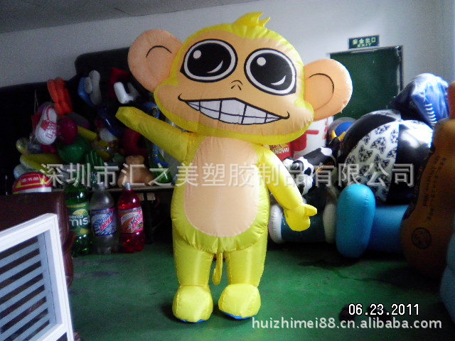 厂家供应PVC 卡通公仔 PVC卡通气模 定制