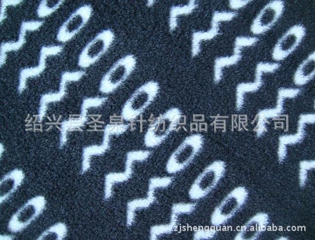 全涤半光摇粒绒布双面印花