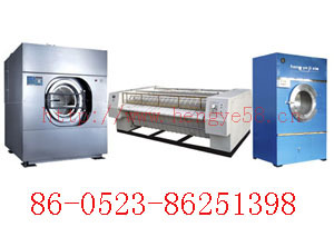 供应洗、脱、烘、烫等洗衣房设备