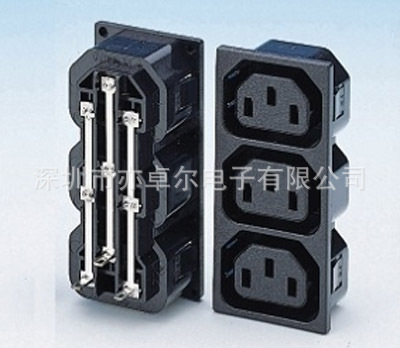 台湾RONGFENG插座742W-3P三联座电源插座