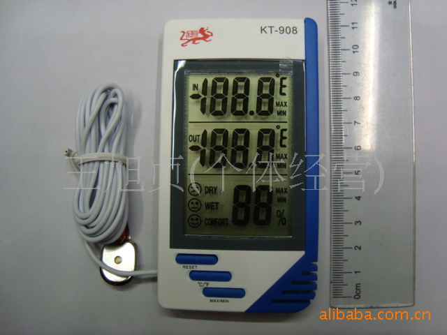 电子温度计 室内 室外 寒暑表养殖表 温控器数显温度 数据线探头