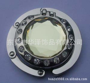 14粒钻镜子挂包钩锌合金挂包扣镜子挂包器