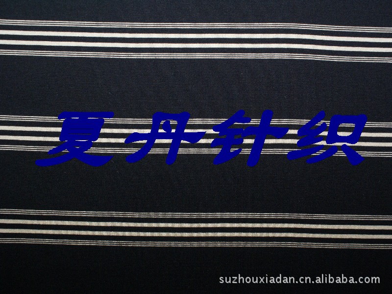 长绒棉丝光大循环汗布，PIMA棉埃及棉精梳棉，色织调线平纹短袖料