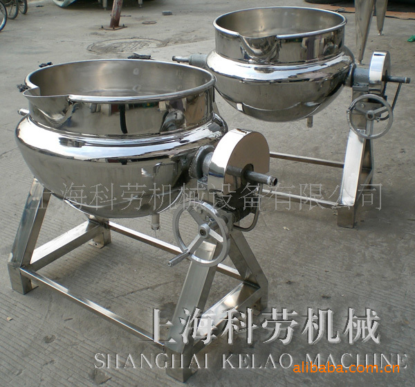 G50可倾式无搅拌蒸汽夹层锅（化糖锅）