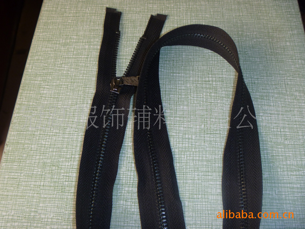 供应5#金属黑镍拉链，过水洗