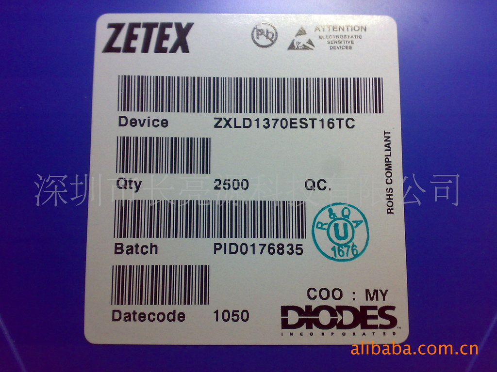 ZXLD1370 ZXLD1370EST16TC 设计的60V LED驱动方案