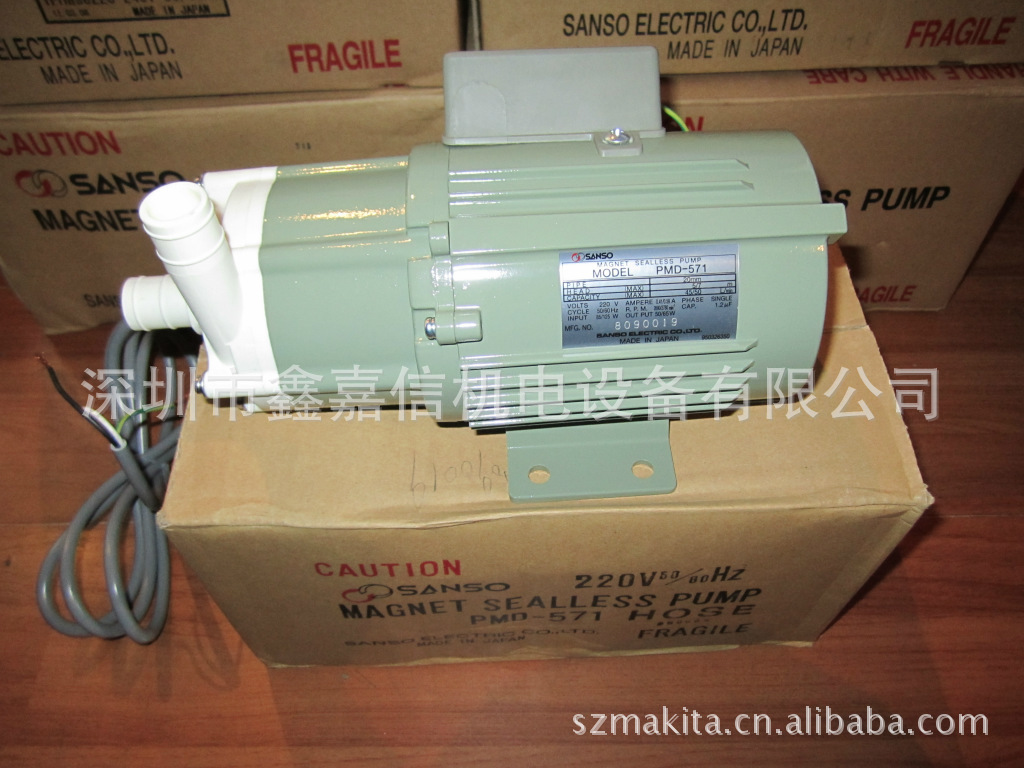 现货批发零售日本SANSO三相PMD-571磁力驱动泵浦