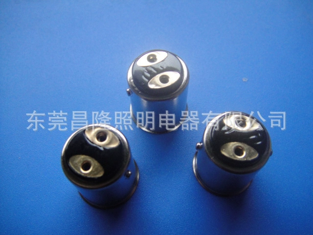 Поставка BAY15D Одноточечное железо никелированная лампа головка патрон лампы головка светодиодный аксессуар 1157 патрон лампы