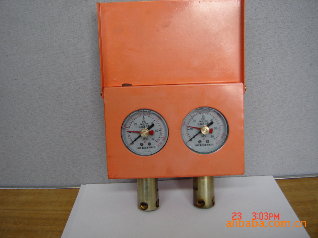 综采支架压力表 一架双表双针矿用压力表