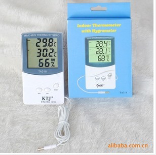 供应TA318室内外电子数字显示温湿度计 家用精度温湿度计 直销