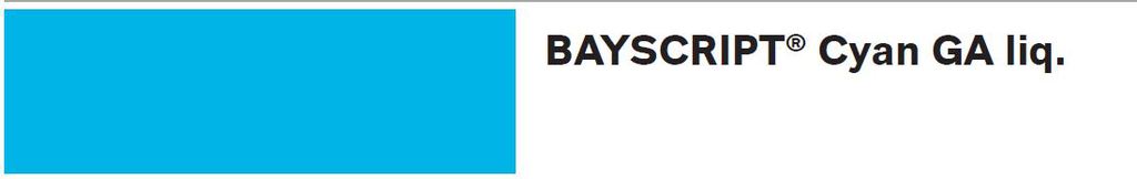 进口朗盛打印机墨水水性染料bayscript cyan GA D.BL