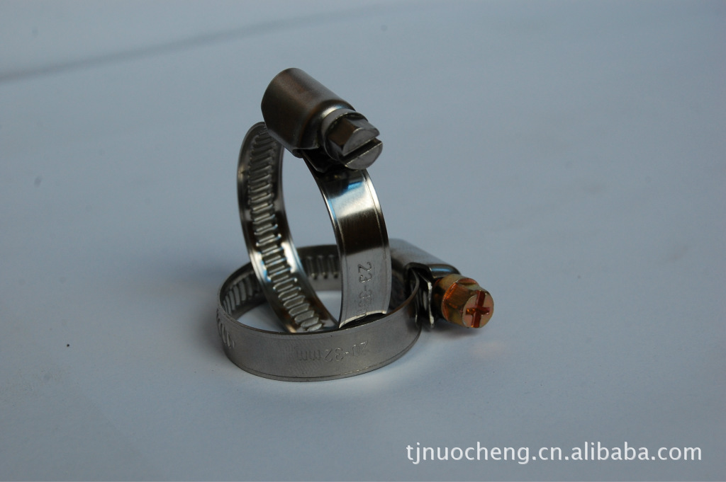 天津实体工厂供应不锈钢德式抱箍，带宽9mm   12mm   操作简便
