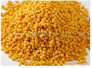 PVC塑料粒子 /PVC颗粒 不锈钢煤气管PVC粒子 黄色 阻燃 抗静电