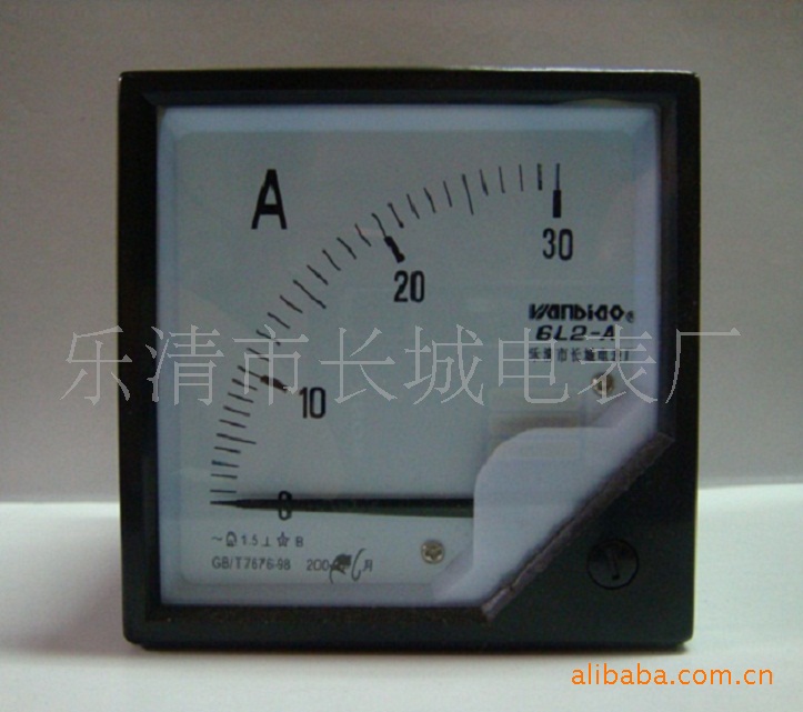 供应长城电表厂 6L2  30A 直通交流电流表