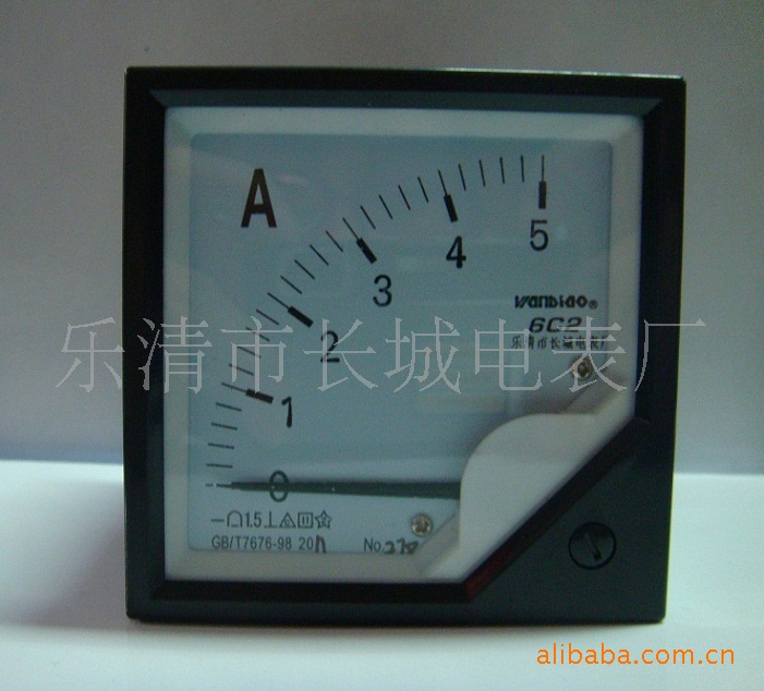 供应长城电表厂 6C2  直接式直流电流表 开孔76X76