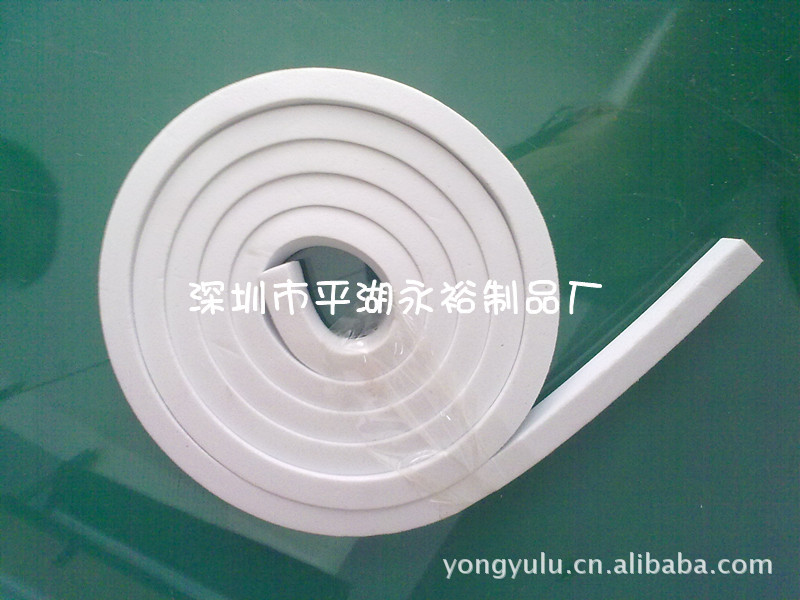 厂家直销 供应eva海绵发泡方形密封条,黑/白色