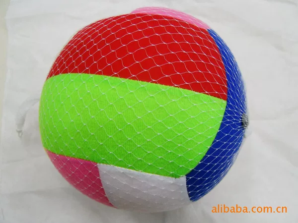 Factory wholesale excellent fabric volleyball printable logo inflatable seaside beach ball wear-resistant machine sewing ball wholesale