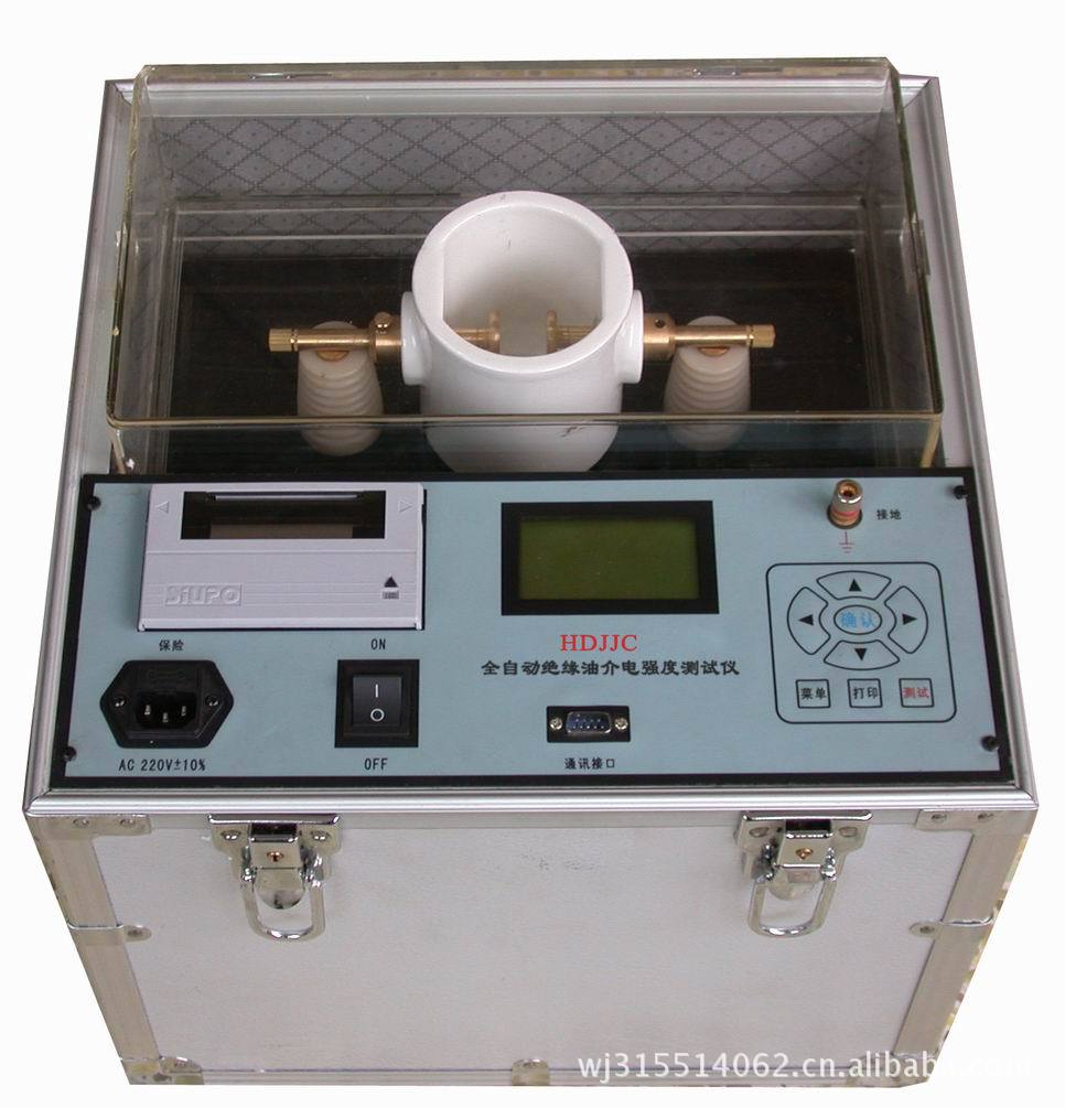 绝缘油介电强度自动测试仪 HDJJC-80kV绝缘油介电强度自动测试仪