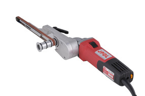 东莞现货电动砂带机|打毛边毛刺 台湾产手提式砂带机厂家