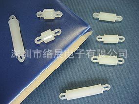 双孔 PC板间隔柱 尼龙隔离柱 支撑柱 PSJ92系列 孔径A:2.54 B:2.3