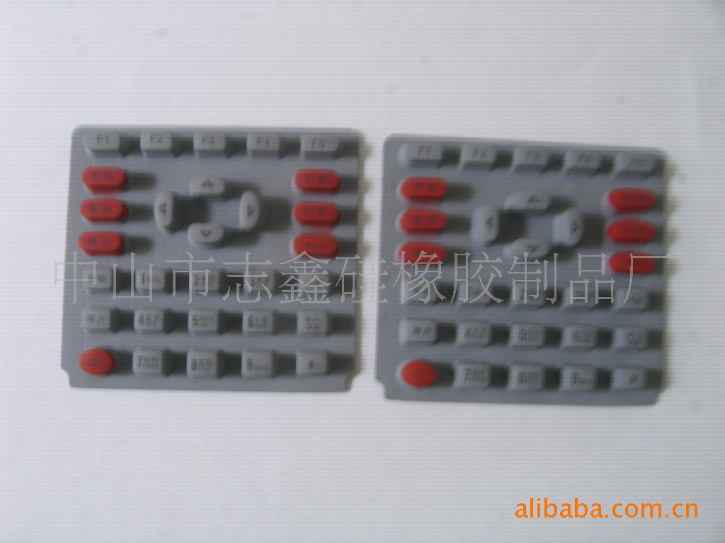中山硅胶制品加工硅胶遥控器按键丝印按键雕刻蕾雕硅胶按键导电胶