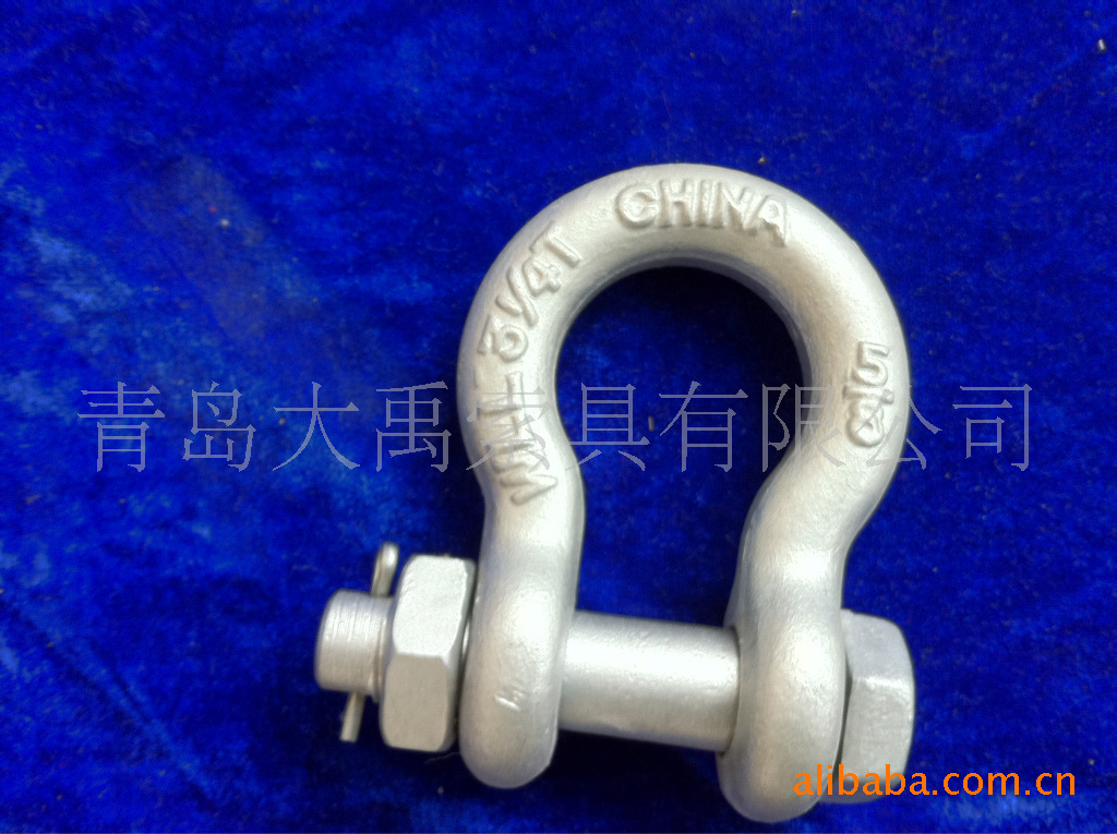 厂家直供 大批量供应各种美式直型卸扣 炭钢卸扣合金钢卸扣