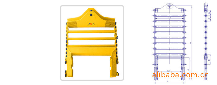 供应70T-105T扇形段更换吊具-------巨力