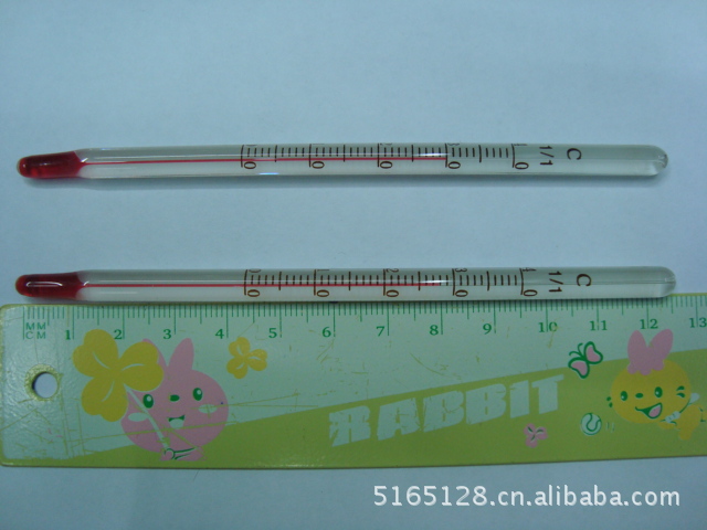 温度计玻璃棒红酒温度计6mm粗棒50度