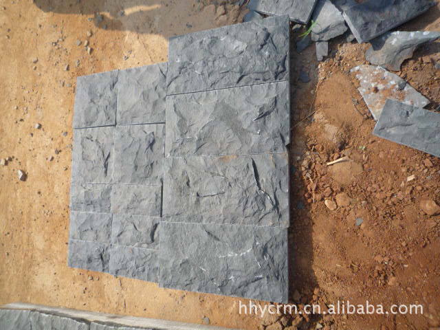 HHY玄武岩漳浦黑安山岩细孔洞石蘑菇石，打造高质量的建筑装饰材料