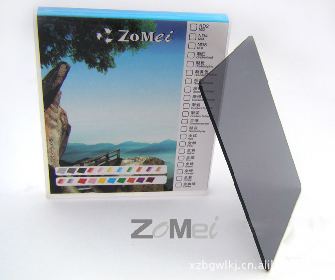 zomei 全灰镜 nd4  方形渐变镜 插片 全灰滤镜