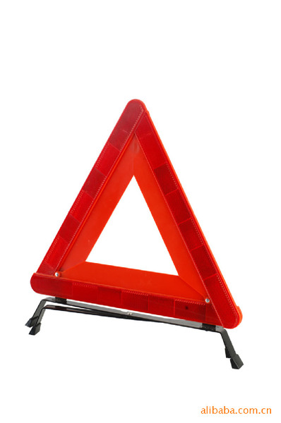Long -term supply of reflective triangle warning signs at night