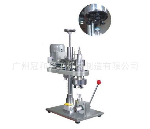 半自动铝盖轧盖机西林瓶口服液瓶铝塑盖广州厂家包装机铝箔