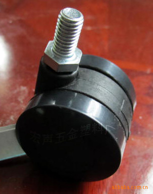 慈溪市观海卫镇宏声五金塑料厂供应-1.5寸塑料万向轮（足浴盆）