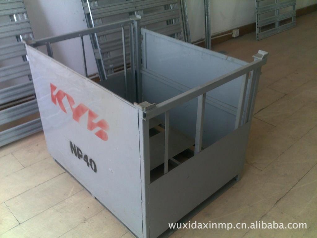 钢制铁箱 物流仓库运输周转箱 包装可堆式周转箱 可上货架供应