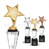 supply Five-pointed star Spark trophy Personalized Trophy,new pattern alloy trophy Crystal trophy,