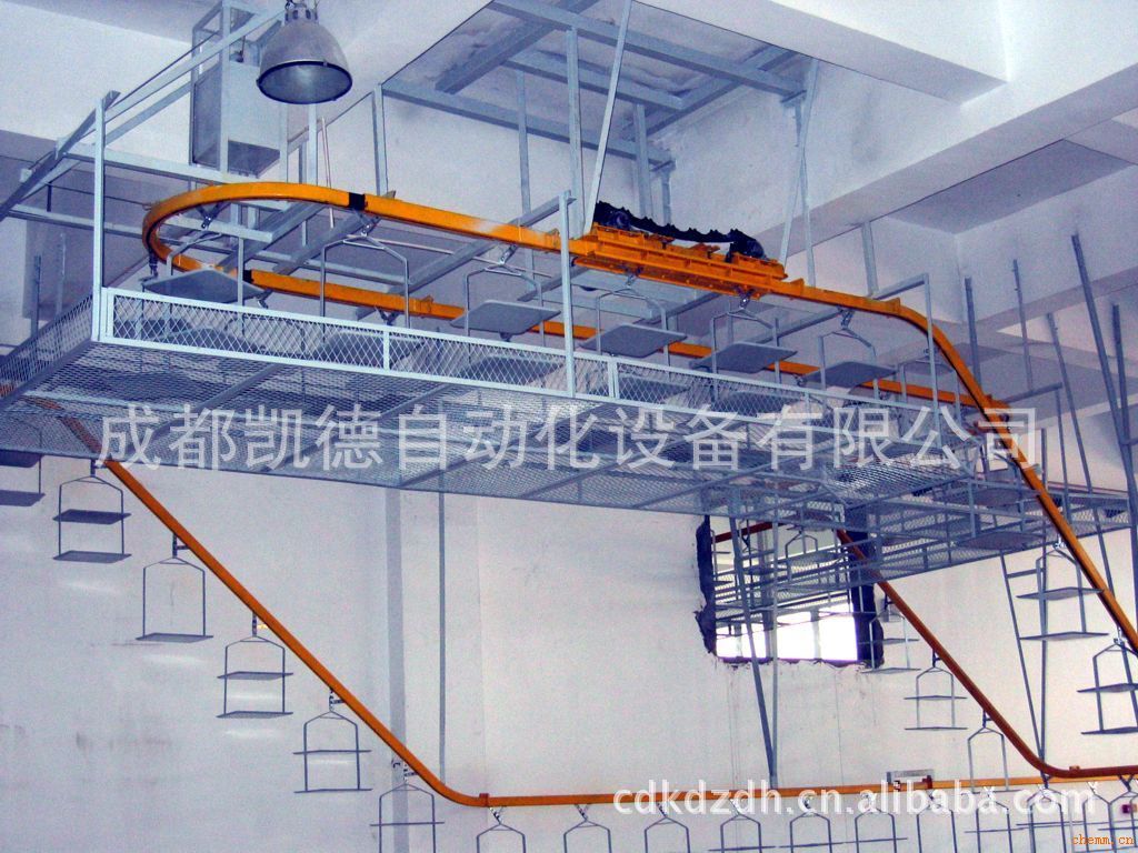 供应四川吊空式输送机 物品吊空式输送/模具铸造/喷涂