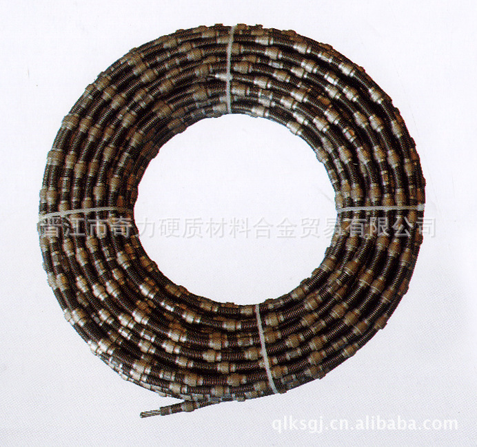 供应大理石矿山开采金刚石橡胶绳锯X20金刚石工具