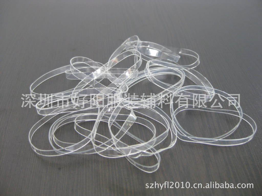 防老化TPU橡皮圈TPU橡皮筋服饰服装发饰玩具用品橡皮筋透明彩色