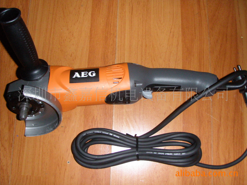 批发零售德国AEG电动工业级磨光机WSC14-125MX
