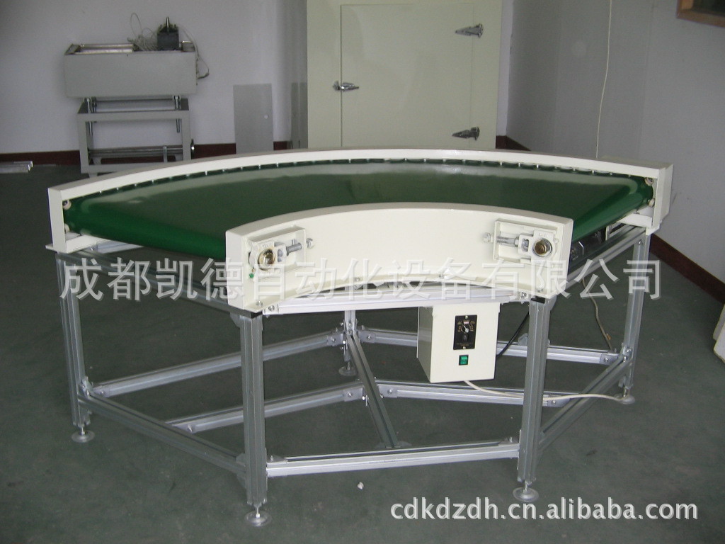 供应西南地区电子电器组装皮带输送线 皮带输送机 转弯输送线